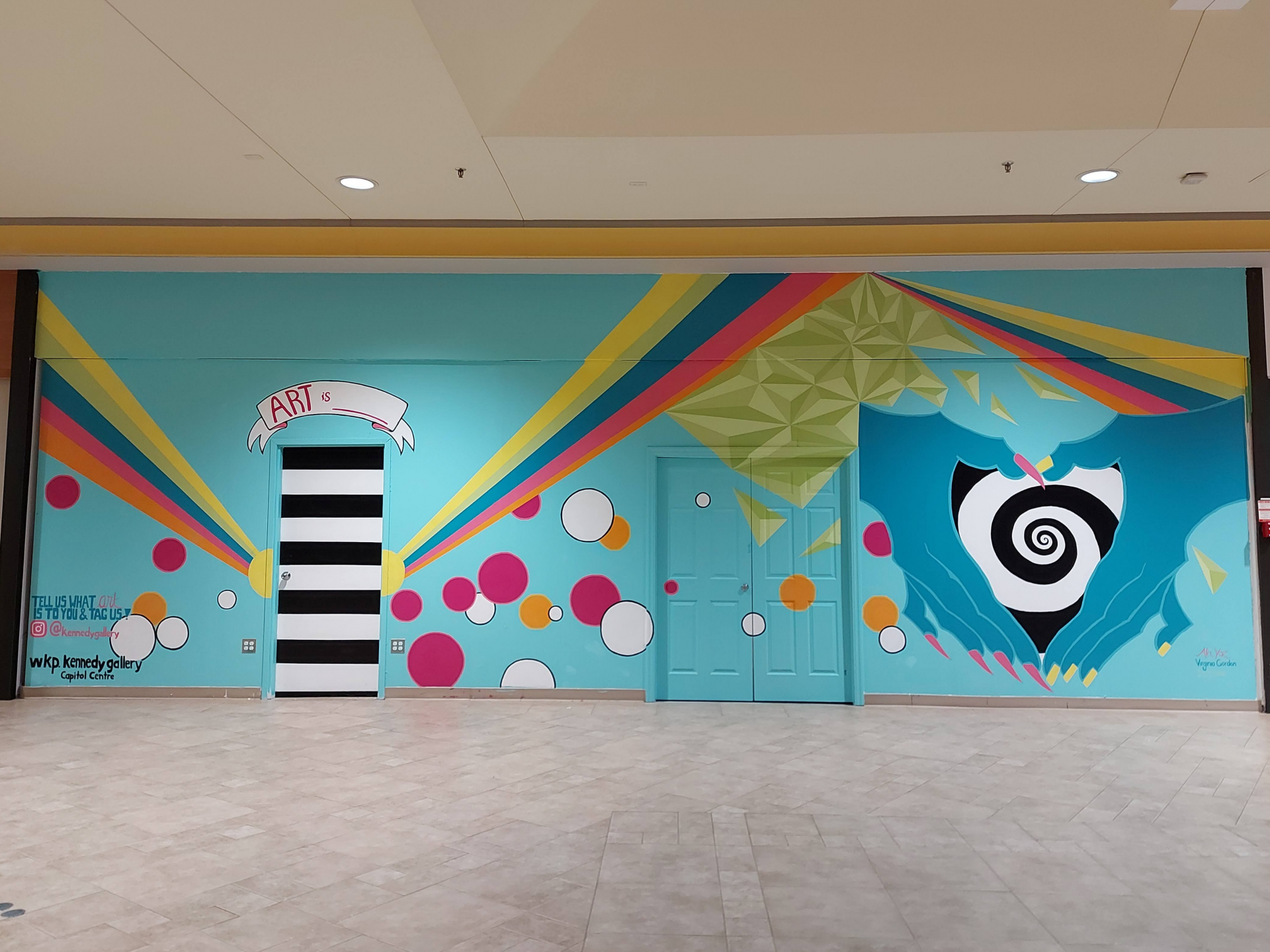 Mural at the Northgate Shopping Centre