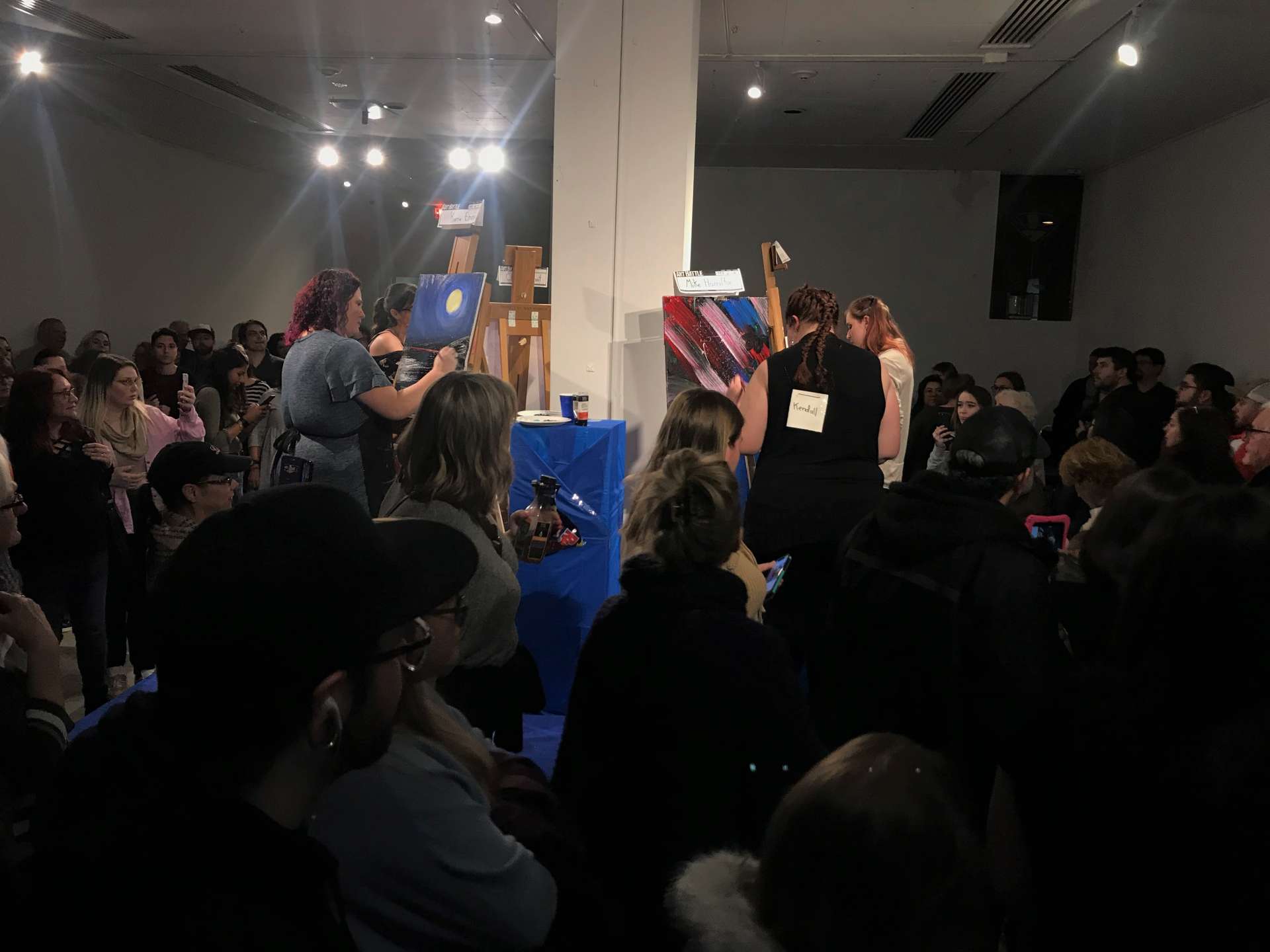  North Bay Art Battle Packs the Gallery
